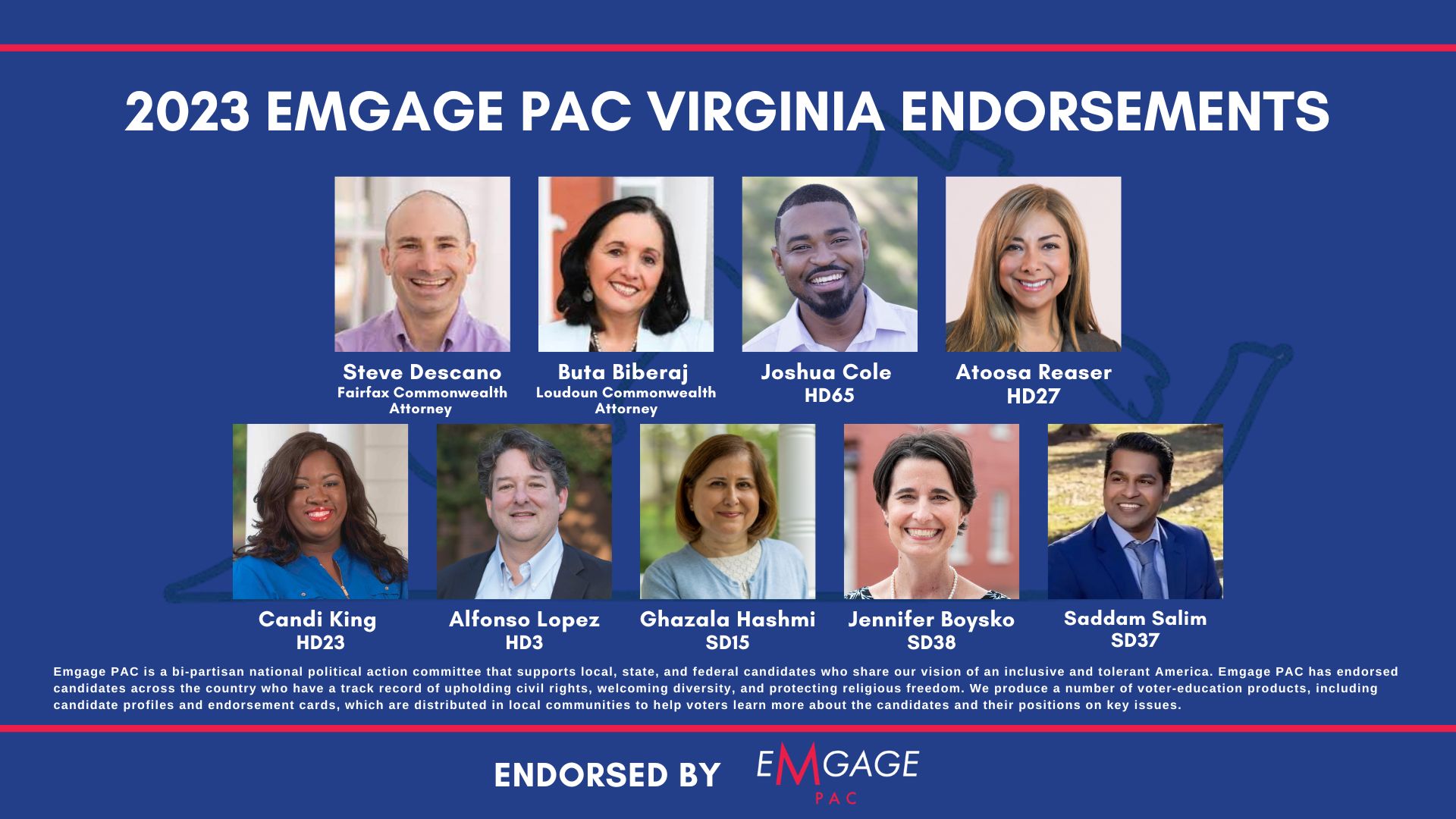 Emgage PAC Virginia Announces 2023 Endorsements – Emgage PAC